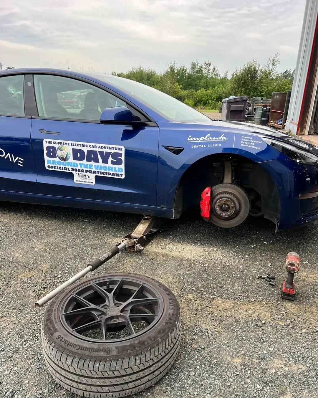 Atlantická Kanada: Bay of Fundy, Tesla servis v Québecu a Ottawa